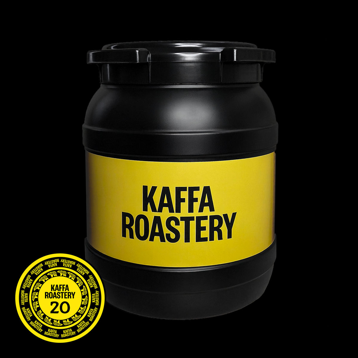 Huutokauppa: 5kg kahvitynnyri