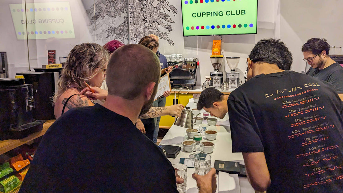 Cupping Club on toistuva kahvinmaistelusessio kaikille kahvin ystäville!